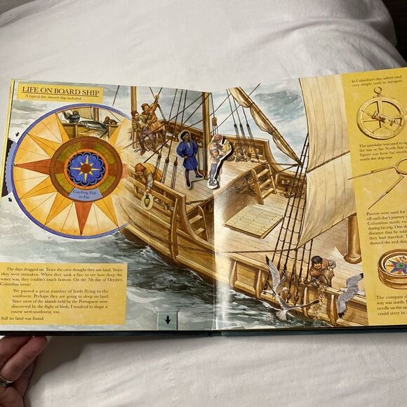 The Voyage of Columbus In His Own Words Pop Up Book Sears, Roebuck 1st Ed 1991 - Picture 4 of 6